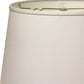 HomeRoots 16" Rounded Empire Slanted No Slub Lampshade in White Finish