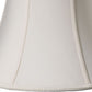 HomeRoots 16" Slanted Bell Paperback Shantung Lampshade in Cream Finish