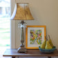 HomeRoots 16" Slanted Softback Lampshade in Antique Parchment Finish