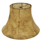 HomeRoots 16" Slanted Softback Lampshade in Antique Parchment Finish