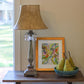 HomeRoots 16" Slanted Softback Parchment Lampshade With Faux Snakeskin Finish