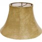 HomeRoots 16" Slanted Softback Parchment Lampshade With Faux Snakeskin Finish