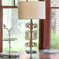 HomeRoots 16" Throwback Oval No Slub Lampshade in Ivory Finish