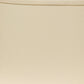 HomeRoots 16" Throwback Oval No Slub Lampshade in Ivory Finish