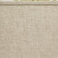 HomeRoots 16" Throwback Rectangle Linen Lampshade in Cream Finish