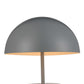 HomeRoots 16" x 16" x 16" Aluminum Table Lamp in Grey Finish