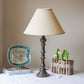 HomeRoots 17" Deep Cone Slanted Linen Lampshade With Parchment Beige Finish
