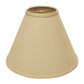 HomeRoots 17" Deep Cone Slanted No Slub Lampshade in Slate Grey Finish