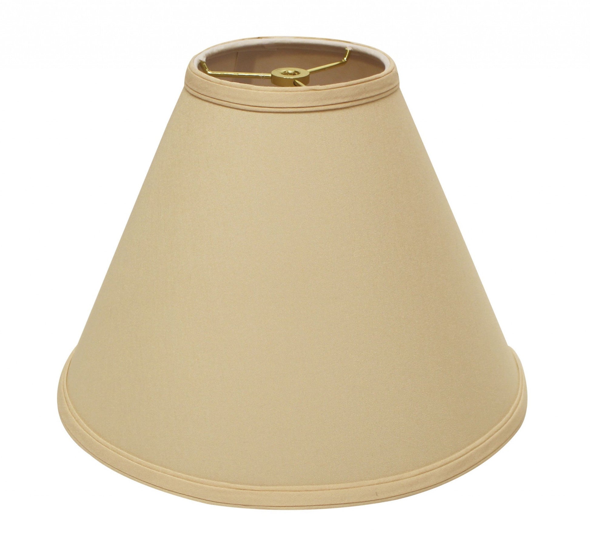 HomeRoots 17" Deep Cone Slanted No Slub Lampshade in Slate Grey Finish