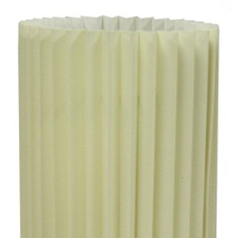 HomeRoots 17" Metal Bedside Table Lamp With Drum Shade in Off-White Finish
