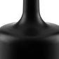 HomeRoots 17" Modern Table Lamp With Touch Switch in Matte Black Finish