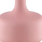 HomeRoots 17" Modern Table Lamp With Touch Switch in Soft Pink Finish