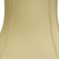 HomeRoots 17" Reversed Oval Monay Shantung Lampshade in Antique White Finish