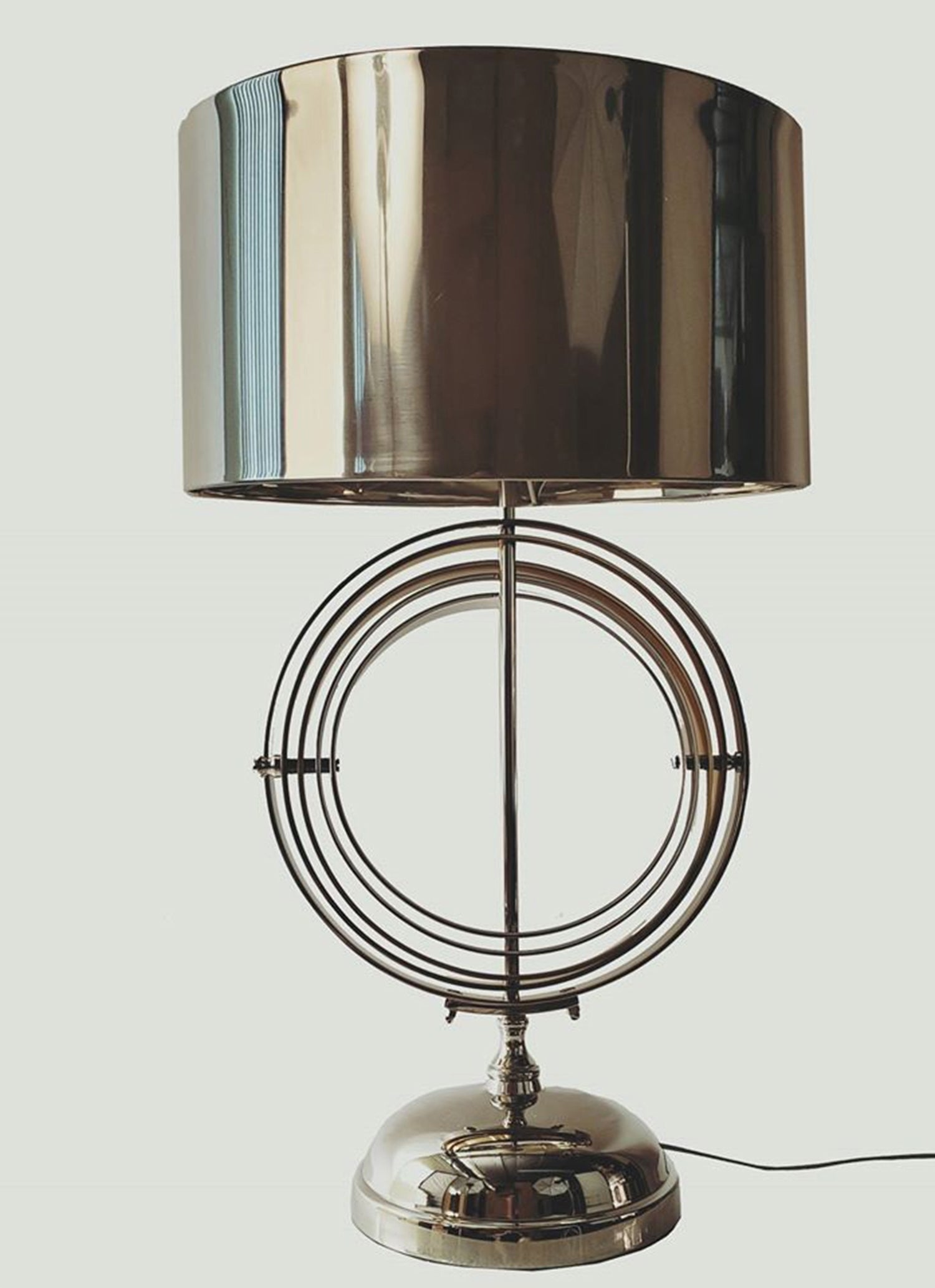 HomeRoots 17" Standard Table Lamp in Bronze Metal Finish