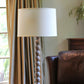 HomeRoots 17" Throwback Drum No Slub Lampshade in Ivory Finish
