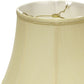HomeRoots 18" Altered Bell Monay Shantung Lampshade in Antique White Finish