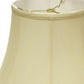 HomeRoots 18" Altered Bell Monay Shantung Lampshade in Antique White Finish