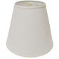 HomeRoots 18" Deep Empire Linen Lampshade in White Finish