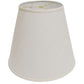 HomeRoots 18" Deep Empire Linen Lampshade in White Finish