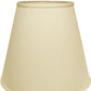 HomeRoots 18" Deep Empire No Slub Lampshade in Ivory Finish