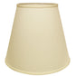 HomeRoots 18" Deep Empire No Slub Lampshade in Ivory Finish