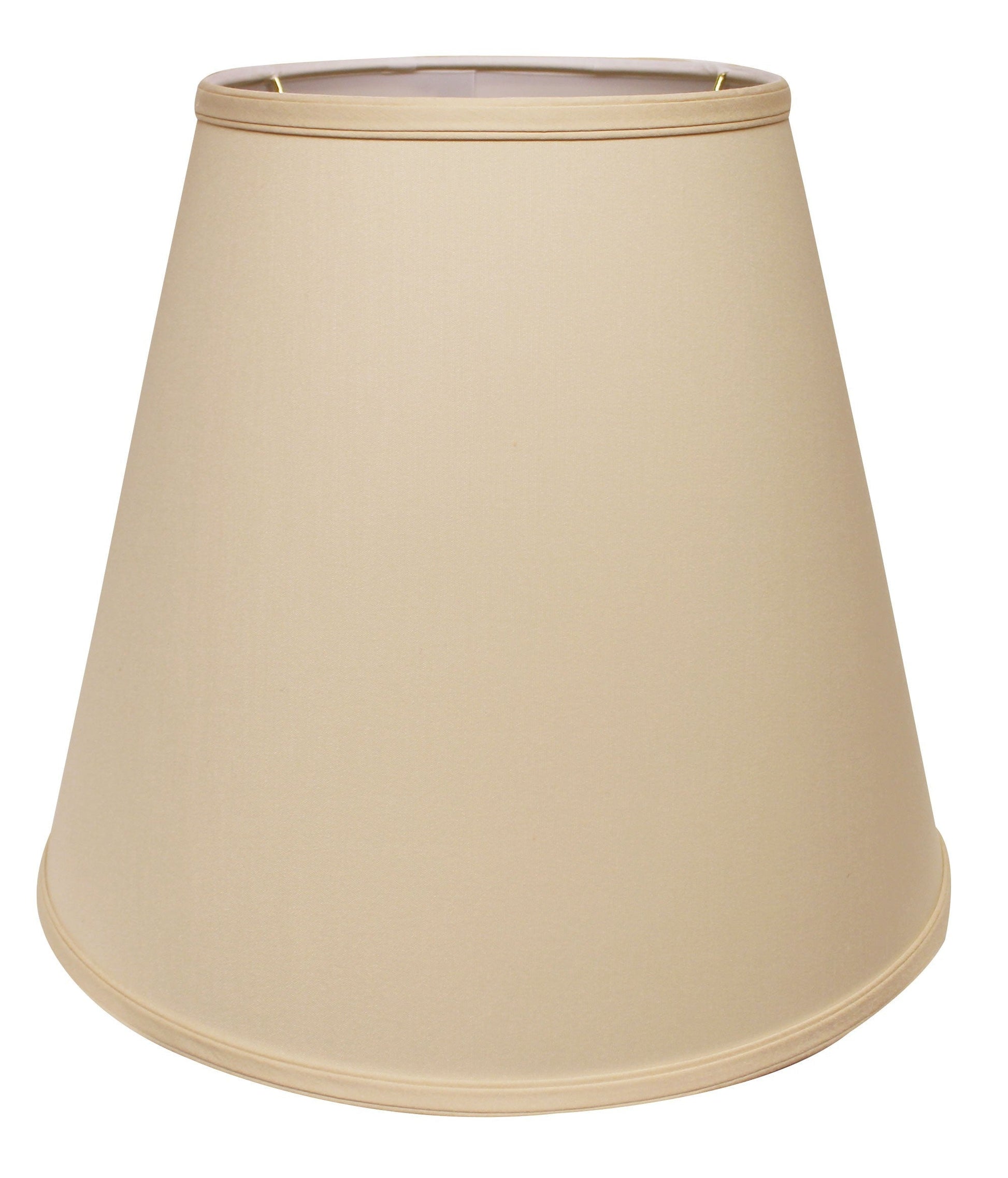 HomeRoots 18" Deep Empire No Slub Lampshade in Slate Grey Finish