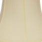 HomeRoots 18" Drum Monay Shantung Lampshade in Ivory Finish