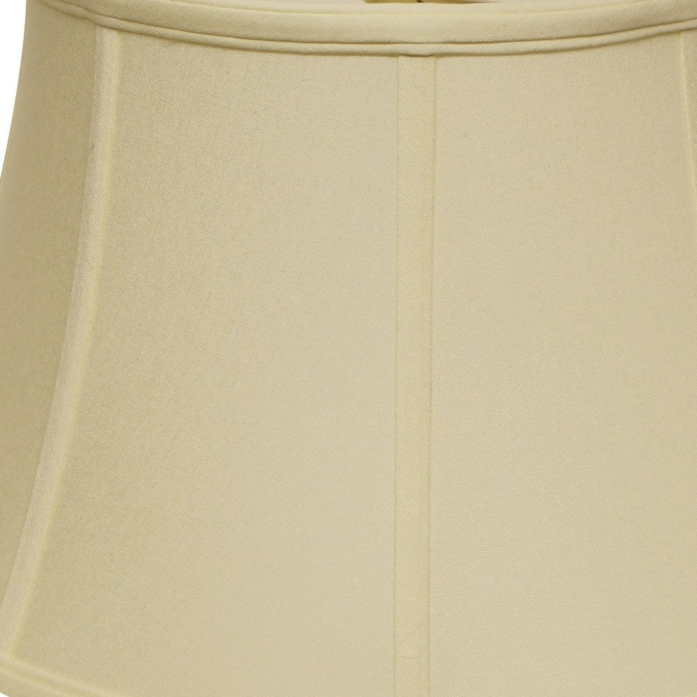 HomeRoots 18" Drum No Slub Lampshade in Ivory Finish