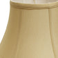 HomeRoots 18" Drum No Slub Lampshade in Pale Brown Finish