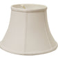 HomeRoots 18" Drum No Slub Lampshade in Snow Finish