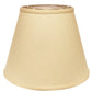 HomeRoots 18" Empire Deep Slanted Linen Lampshade in Parchment Beige Finish