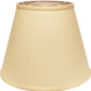 HomeRoots 18" Empire Deep Slanted Linen Lampshade in Parchment Beige Finish