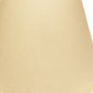 HomeRoots 18" Empire Deep Slanted Linen Lampshade in Parchment Beige Finish