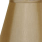 HomeRoots 18" Empire Deep Slanted No Slub Lampshade in Pale Brown Finish