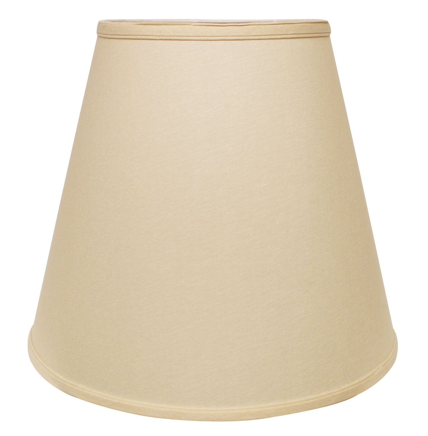 HomeRoots 18" Empire Linen Lampshade in Parchment Beige Finish