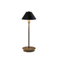 HomeRoots 18” Industrial Bedside Table Lamp in Matte Black Finish