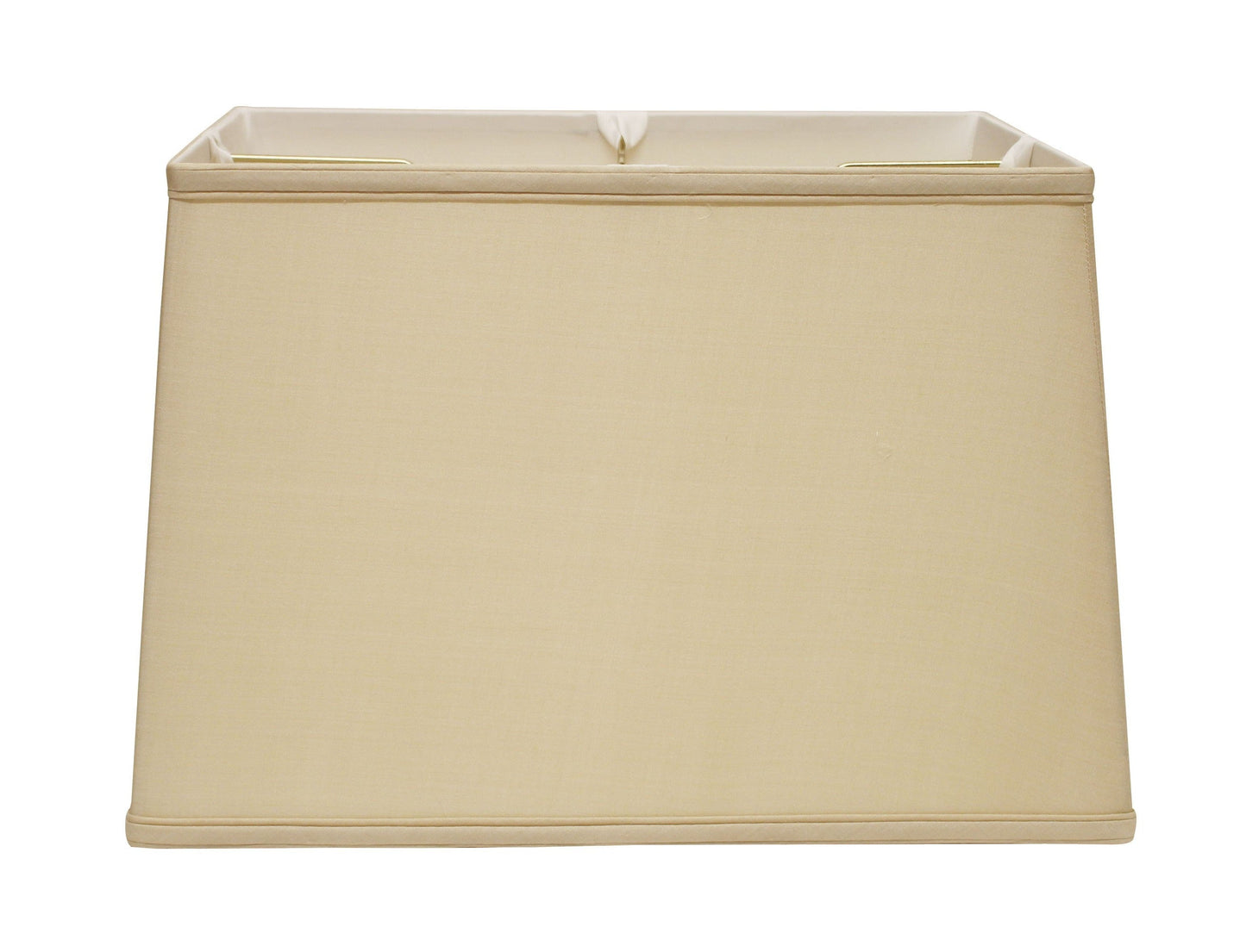 HomeRoots 18" Inherent Throwback Rectangle Pongee Silk Lampshade