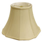 HomeRoots 18" Octagon Monay Shantung Lampshade in Antique White Finish