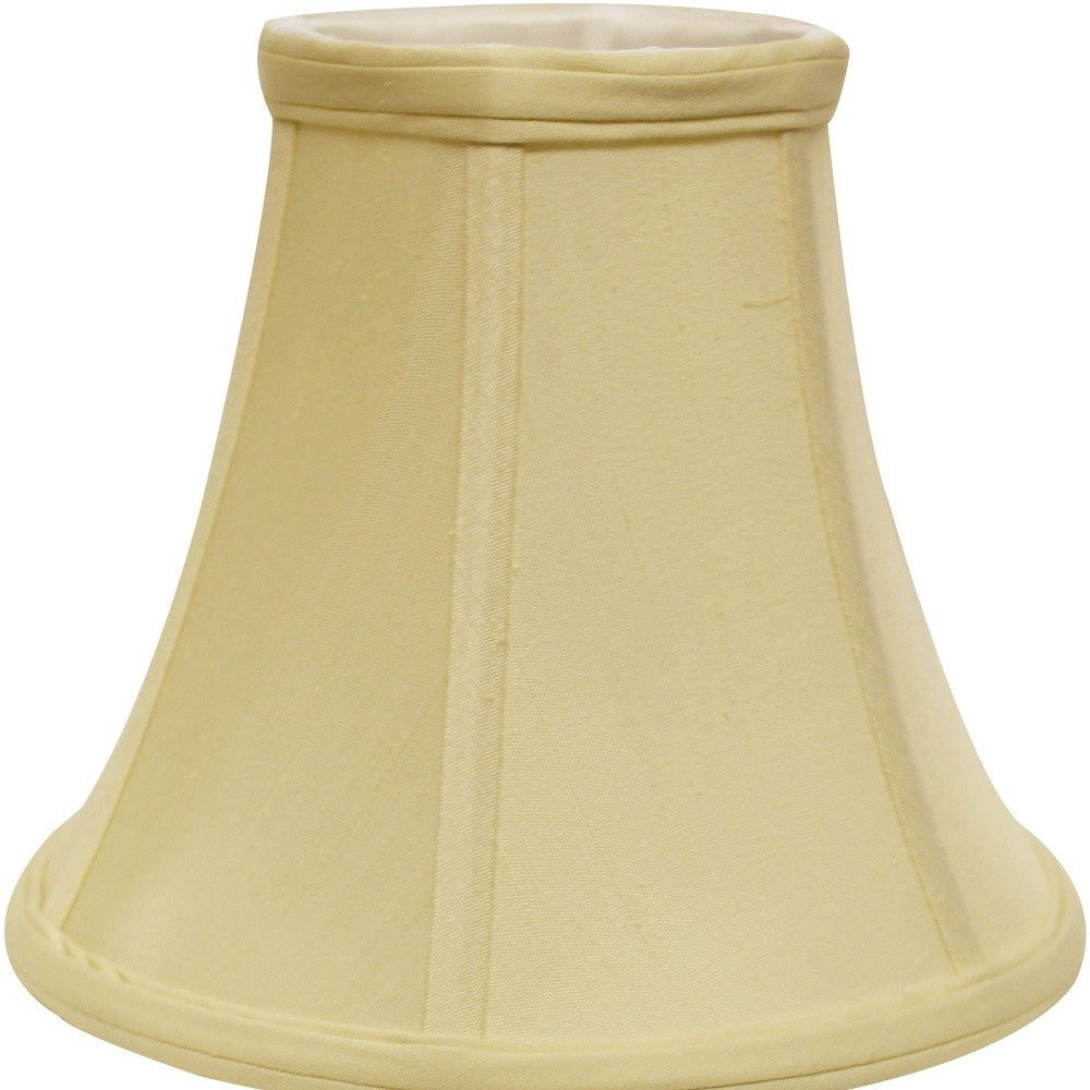 HomeRoots 18" Premium Bell Monay Shantung Lampshade in Antique White Finish