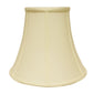 HomeRoots 18" Premium Bell No Slub Lampshade in Ivory Finish