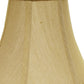 HomeRoots 18" Premium Bell No Slub Lampshade in Pale Brown Finish