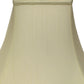 HomeRoots 18" Premium Square Monay Shantung Lampshade in Ivory Finish