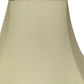 HomeRoots 18" Premium Square Monay Shantung Lampshade in Ivory Finish