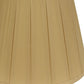 HomeRoots 18" Primrose Slanted Crimped Box Shantung Lampshade in Camel Finish