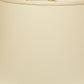HomeRoots 18" Rounded Empire Slanted No Slub Lampshade in Ivory Finish