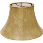 HomeRoots 18" Slanted Softback Parchment Lampshade With Faux Snakeskin Finish