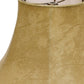 HomeRoots 18" Slanted Softback Parchment Lampshade With Faux Snakeskin Finish