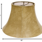 HomeRoots 18" Slanted Softback Parchment Lampshade With Faux Snakeskin Finish