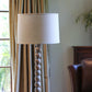 HomeRoots 18" Throwback Drum Linen Lampshade in Dark Wheat Finish
