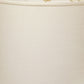 HomeRoots 18" Throwback Drum Linen Lampshade in White Finish